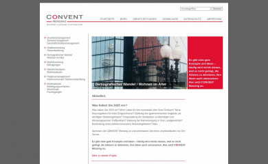 convent-mensing.de screenshot