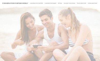 http://conversationstartersworld.com screenshot