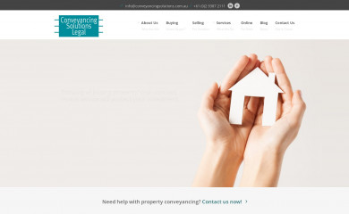 conveyancingsolutions.com.au screenshot