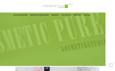 cosmeticpure.de screenshot