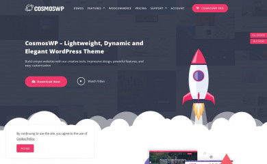 https://www.cosmoswp.com/ screenshot