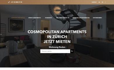 cosmopolitan-apartments.com screenshot