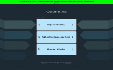 cosconnect.org screenshot