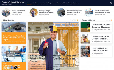 costofcollegeeducation.net screenshot