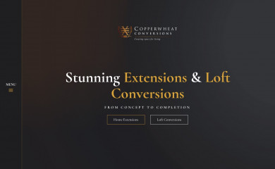 copperwheatconversions.co.uk screenshot