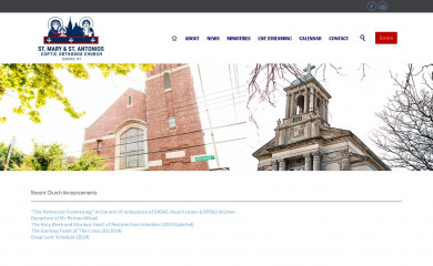 copticchurch.org screenshot