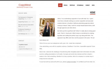 copywesthawaii.com screenshot