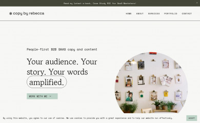 copybyrebecca.com screenshot