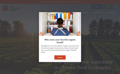 cornucopia.org screenshot