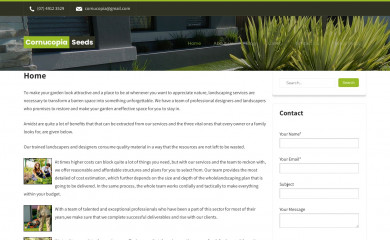 cornucopiaseeds.com.au screenshot