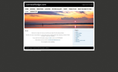 cornwalllodge.com screenshot