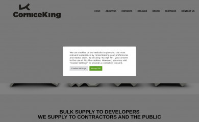 corniceking.co.za screenshot