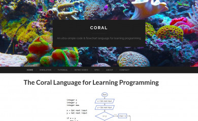 corallanguage.org screenshot
