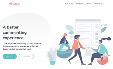 coralproject.net screenshot
