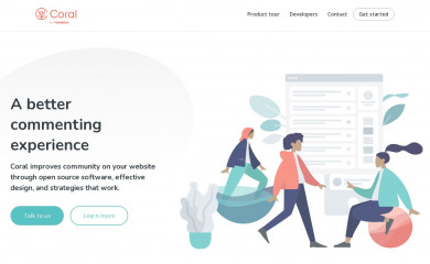 coralproject.net screenshot