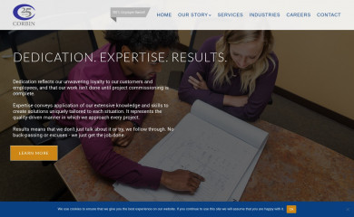 corbinengineering.com screenshot