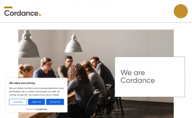 cordance.co screenshot