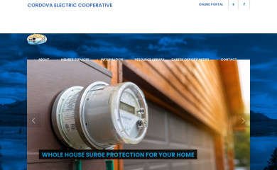 cordovaelectric.com screenshot