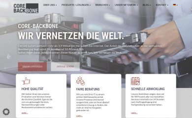 core-backbone.com screenshot