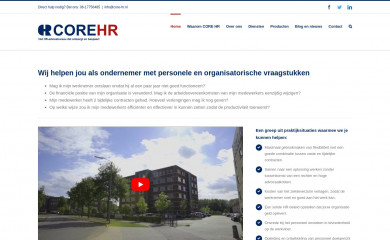 core-hr.nl screenshot