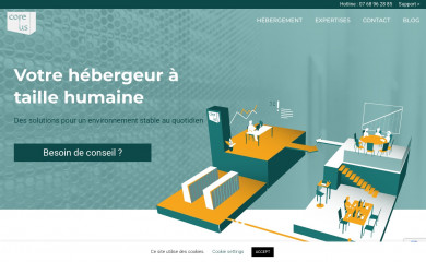 core-us.fr screenshot