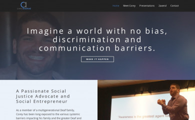 coreyaxelrod.com screenshot