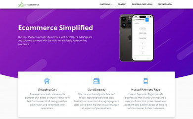 corecommerce.com screenshot
