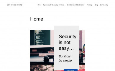 coreconceptsecurity.com screenshot