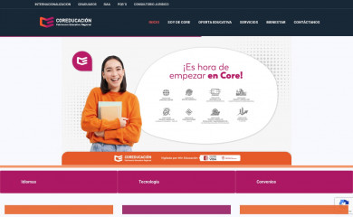 coreducacion.edu.co screenshot