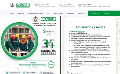 coren.gov.ng screenshot