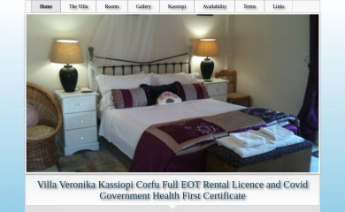 corfu-villa-holiday.com screenshot