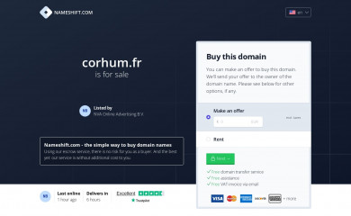 corhum.fr screenshot