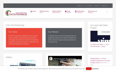 corkcitypartnership.ie screenshot