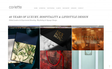 corlettedesign.com screenshot