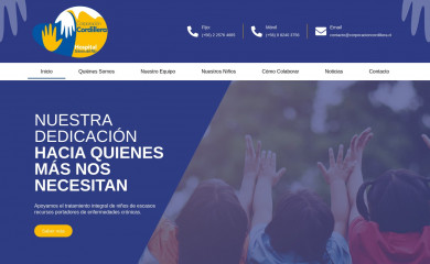 corporacioncordillera.cl screenshot