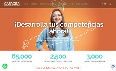 corporacioncapacita.cl screenshot