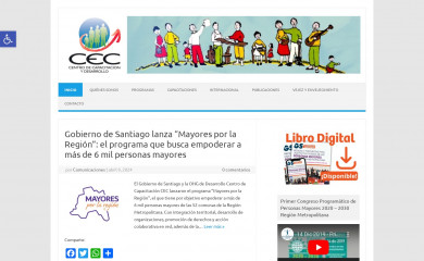 corporacioncec.cl screenshot