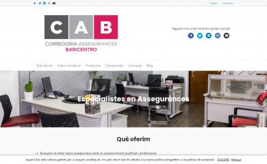 corredoriabaricentro.cat screenshot