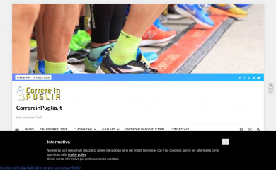 correreinpuglia.it screenshot