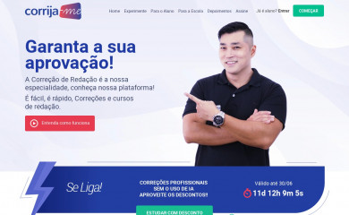 corrijame.com.br screenshot