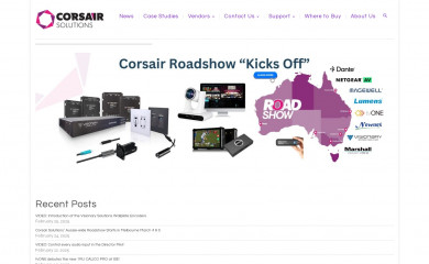 corsairsolutions.com.au screenshot
