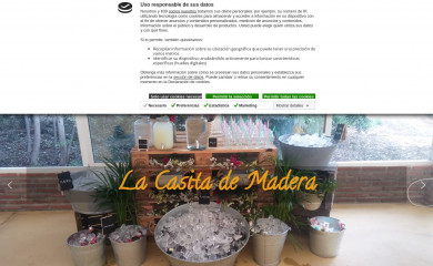 cortijolacasitademadera.com screenshot