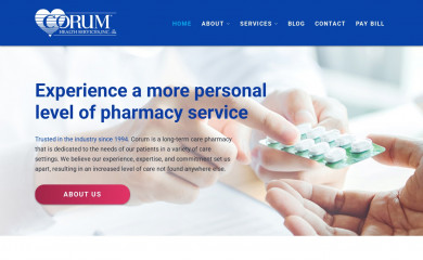 corumpharmacy.com screenshot
