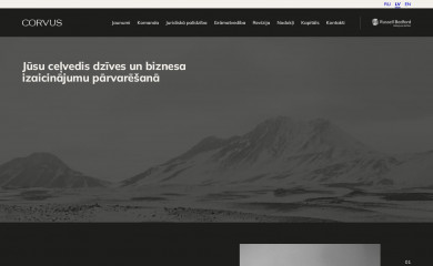 corvusfirm.com screenshot