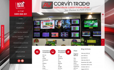 corvintrade.com.au screenshot