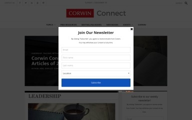 corwin-connect.com screenshot