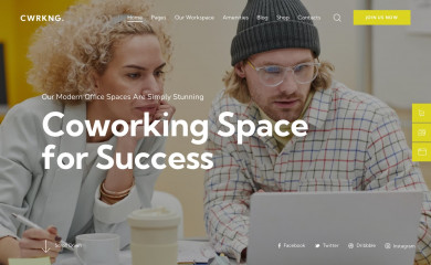 https://coworking.ancorathemes.com/ screenshot