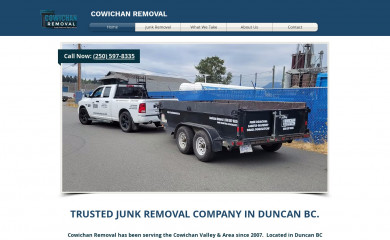 cowichanhauling.com screenshot