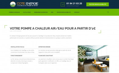 cote-energie.fr screenshot