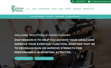 cottesloephysio.co.uk screenshot